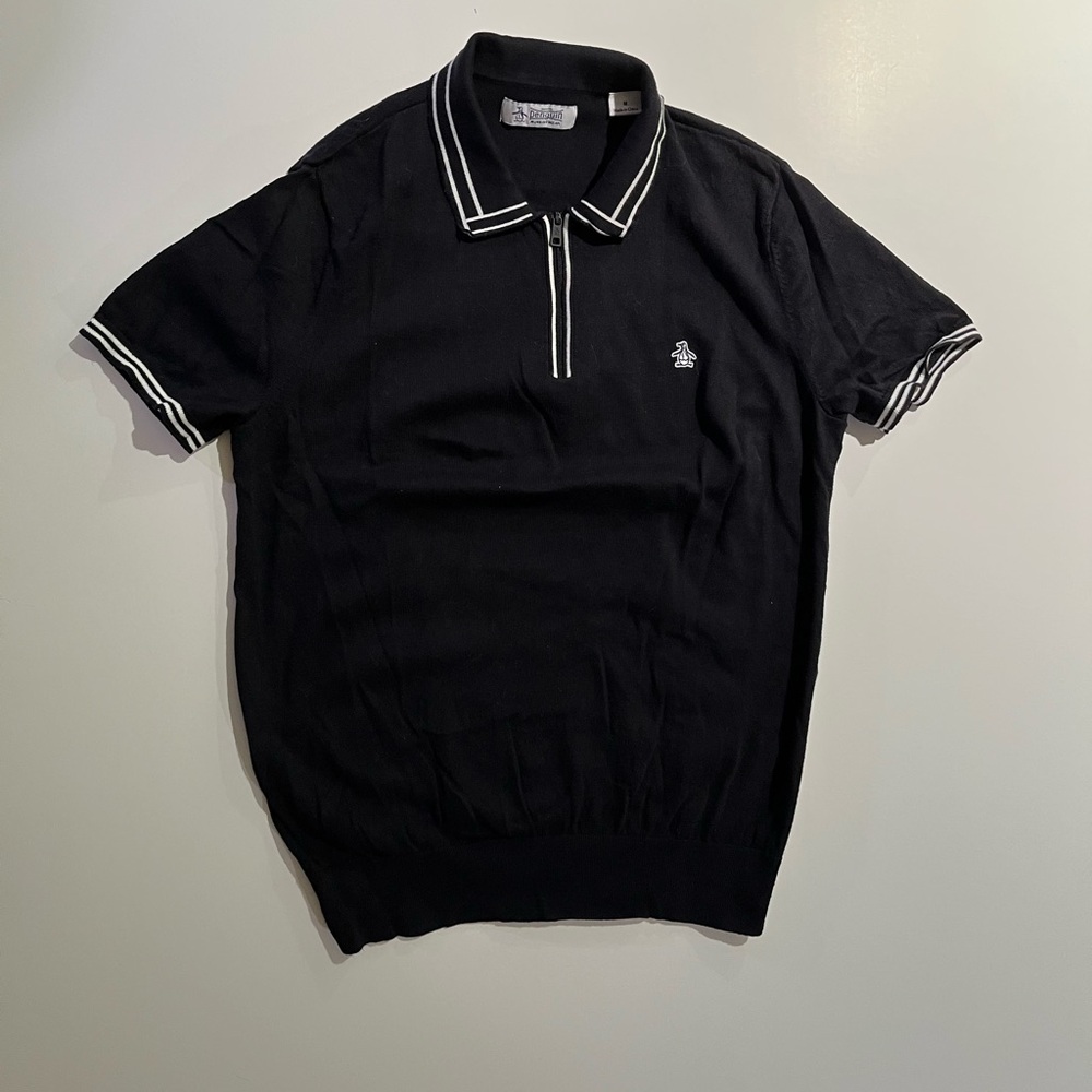 Original Penguin Black Polo Shirt